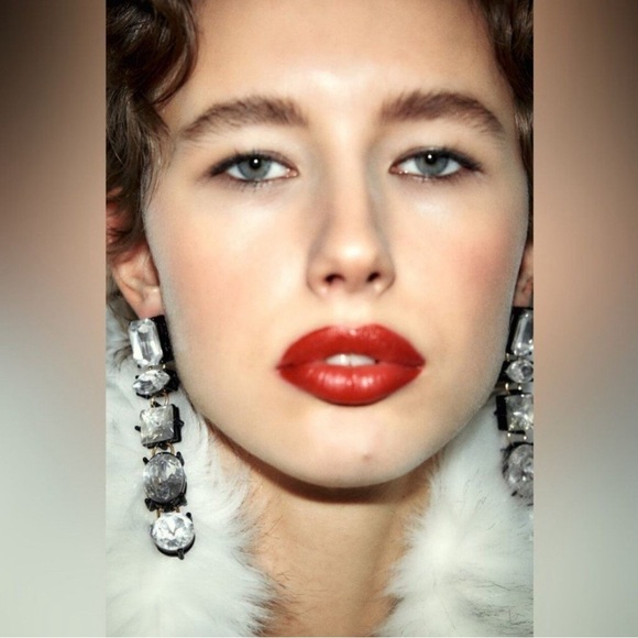 Zara Crystal Dangle Earrings - Picture 6 of 15